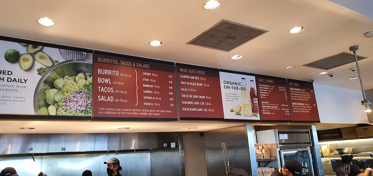 Chipotle Mexican Grill Photo Menu 3