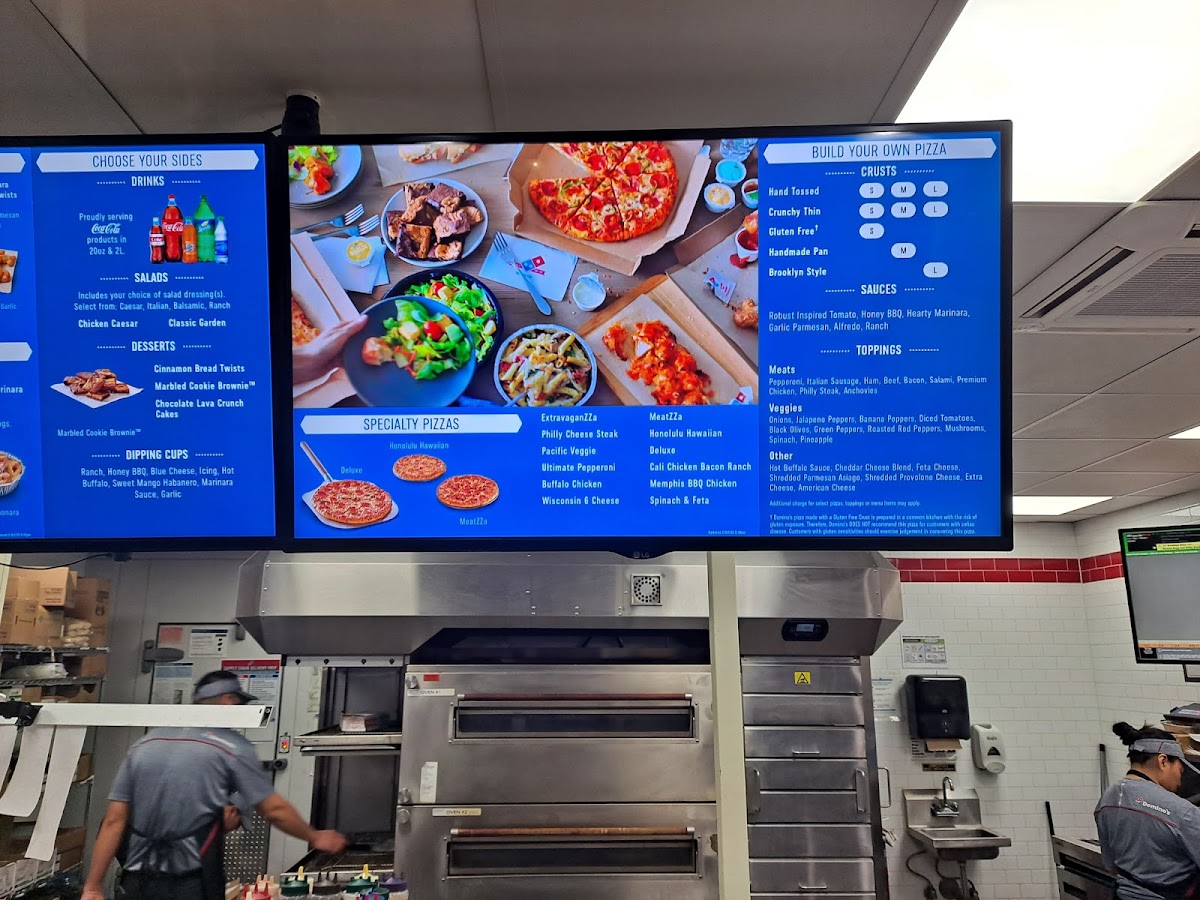 Domino's Pizza Photo Menu 6
