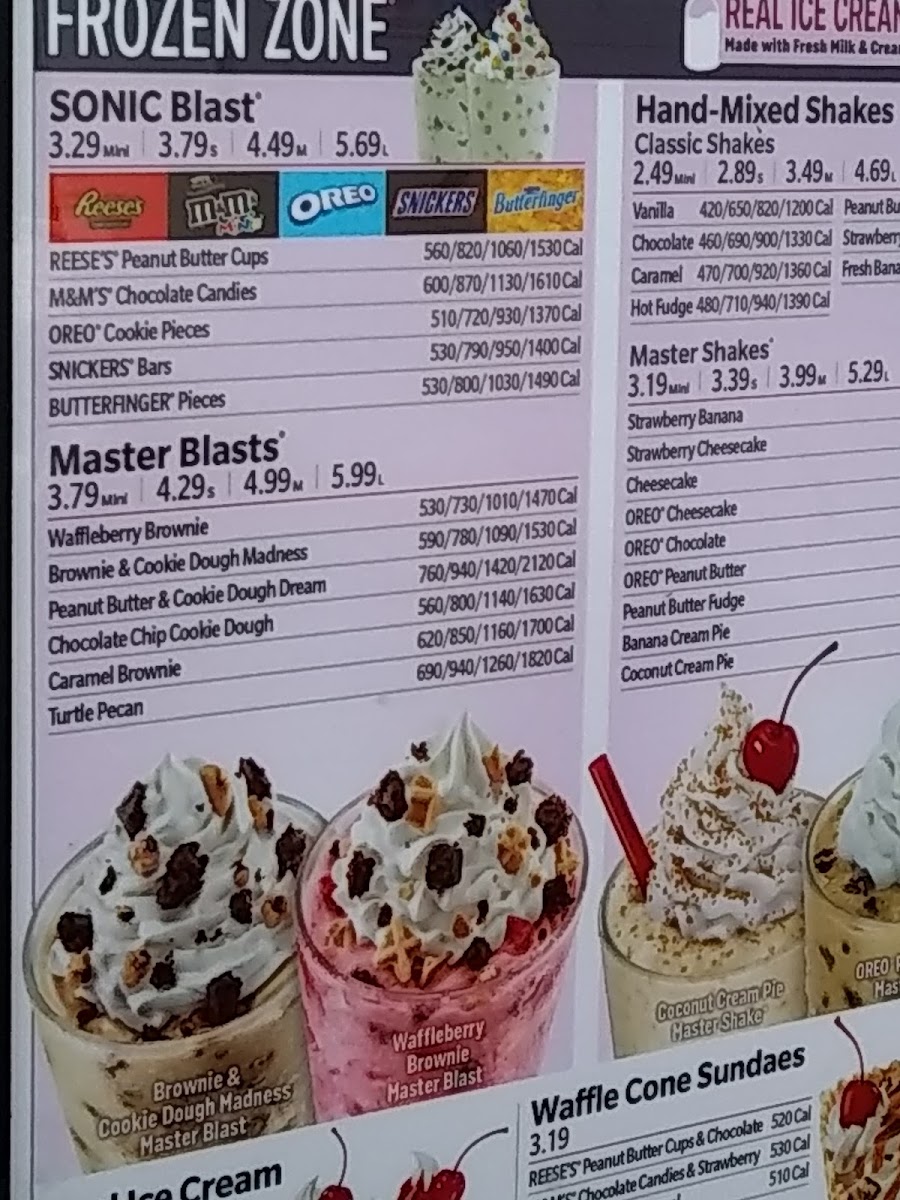Sonic Drive-In Photo Menu 3