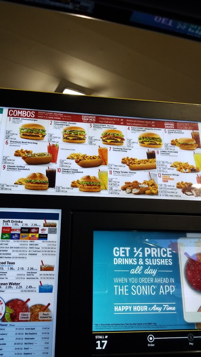 Sonic Drive-In Photo Menu 5
