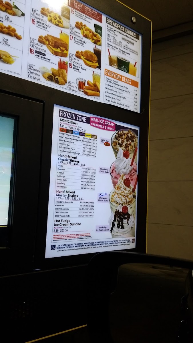 Sonic Drive-In Photo Menu 6