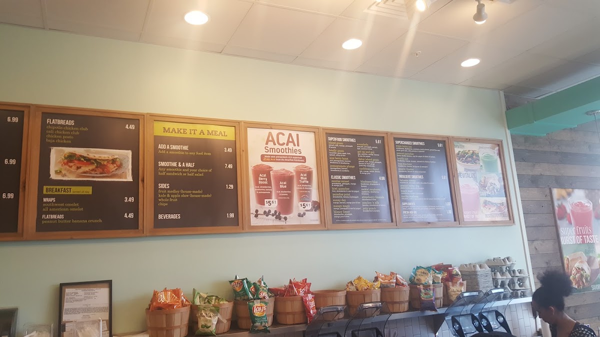 Tropical Smoothie Cafe Photo Menu 2