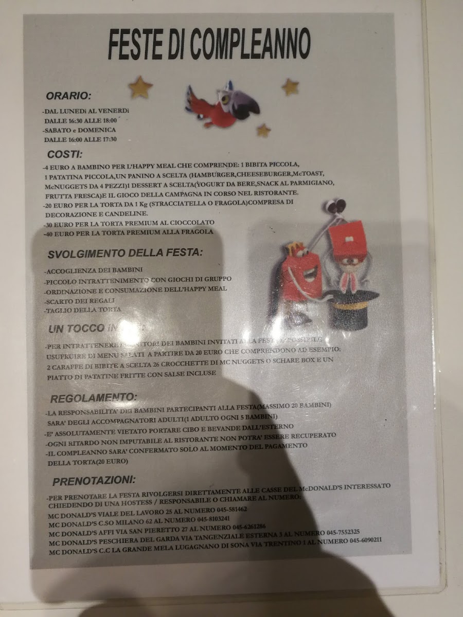 McDonald's Photo Menu 5
