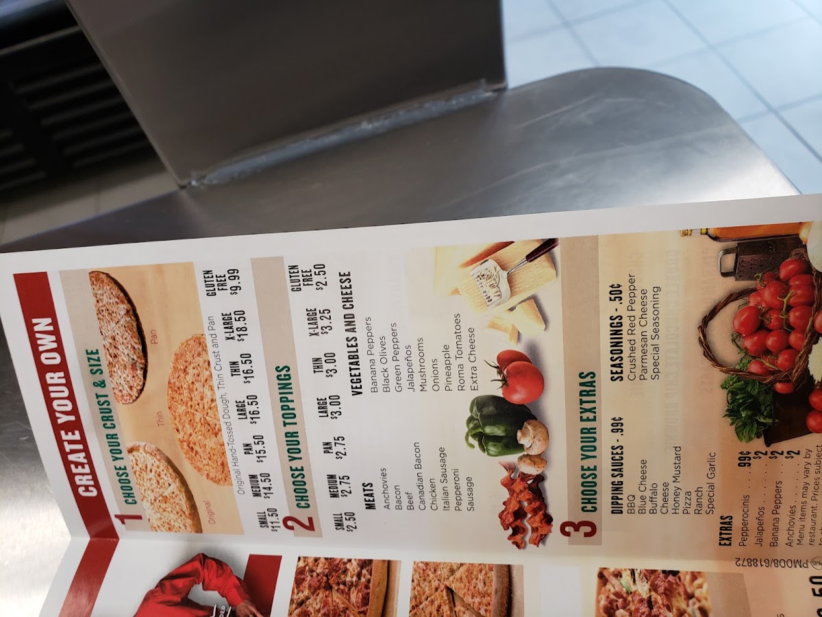 Papa Johns Pizza Photo Menu 3