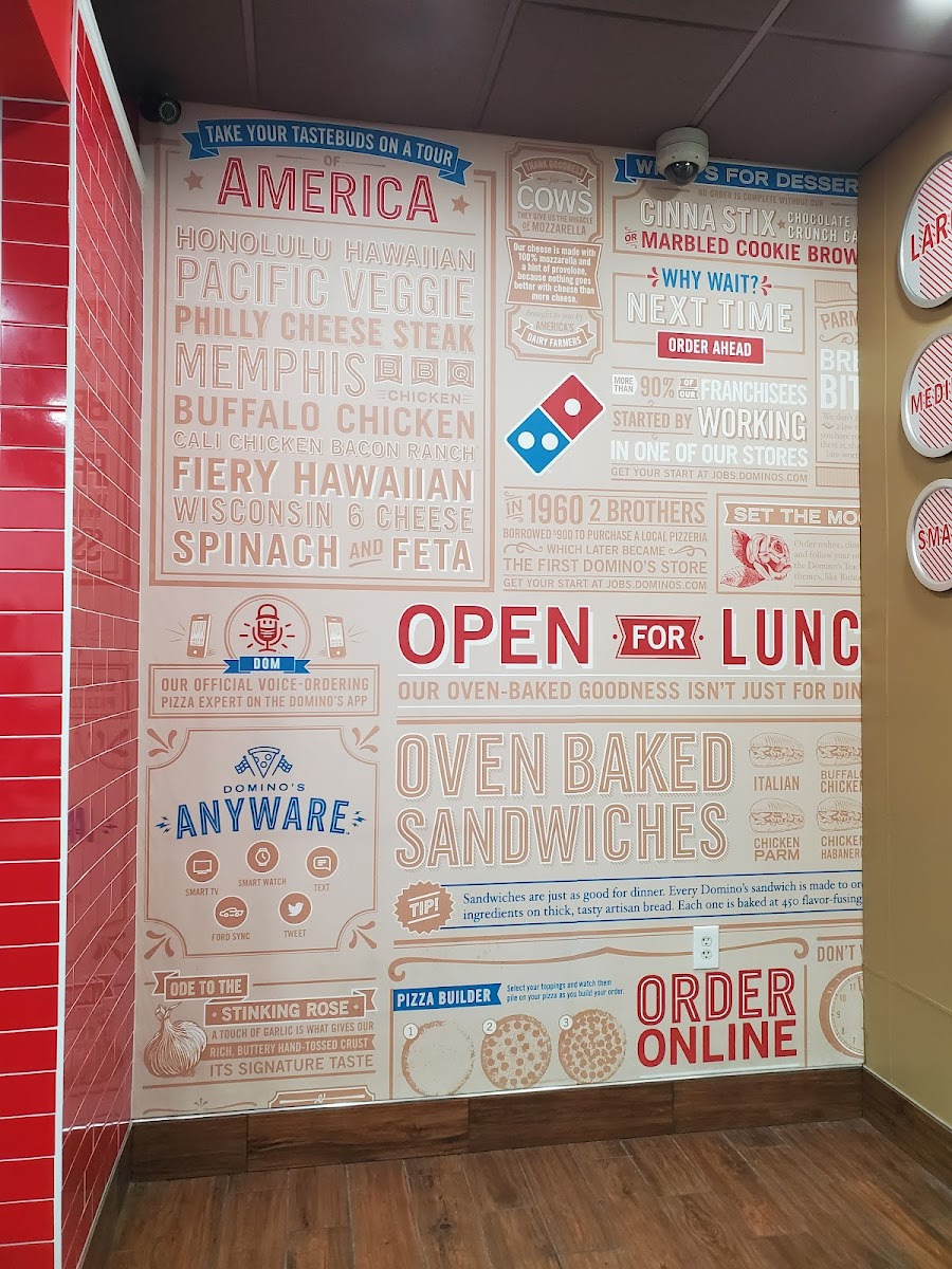 Domino's Pizza Photo Menu 2