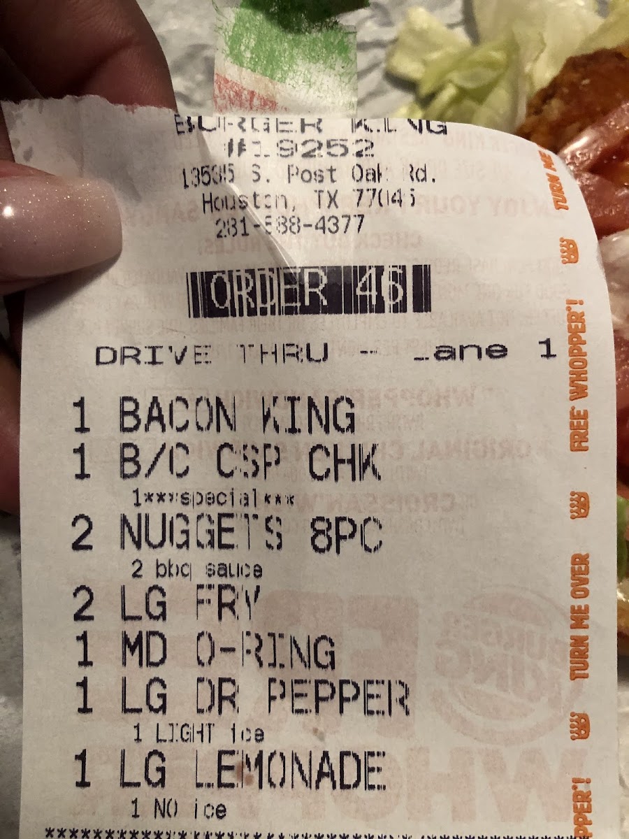 Burger King Photo Menu 3
