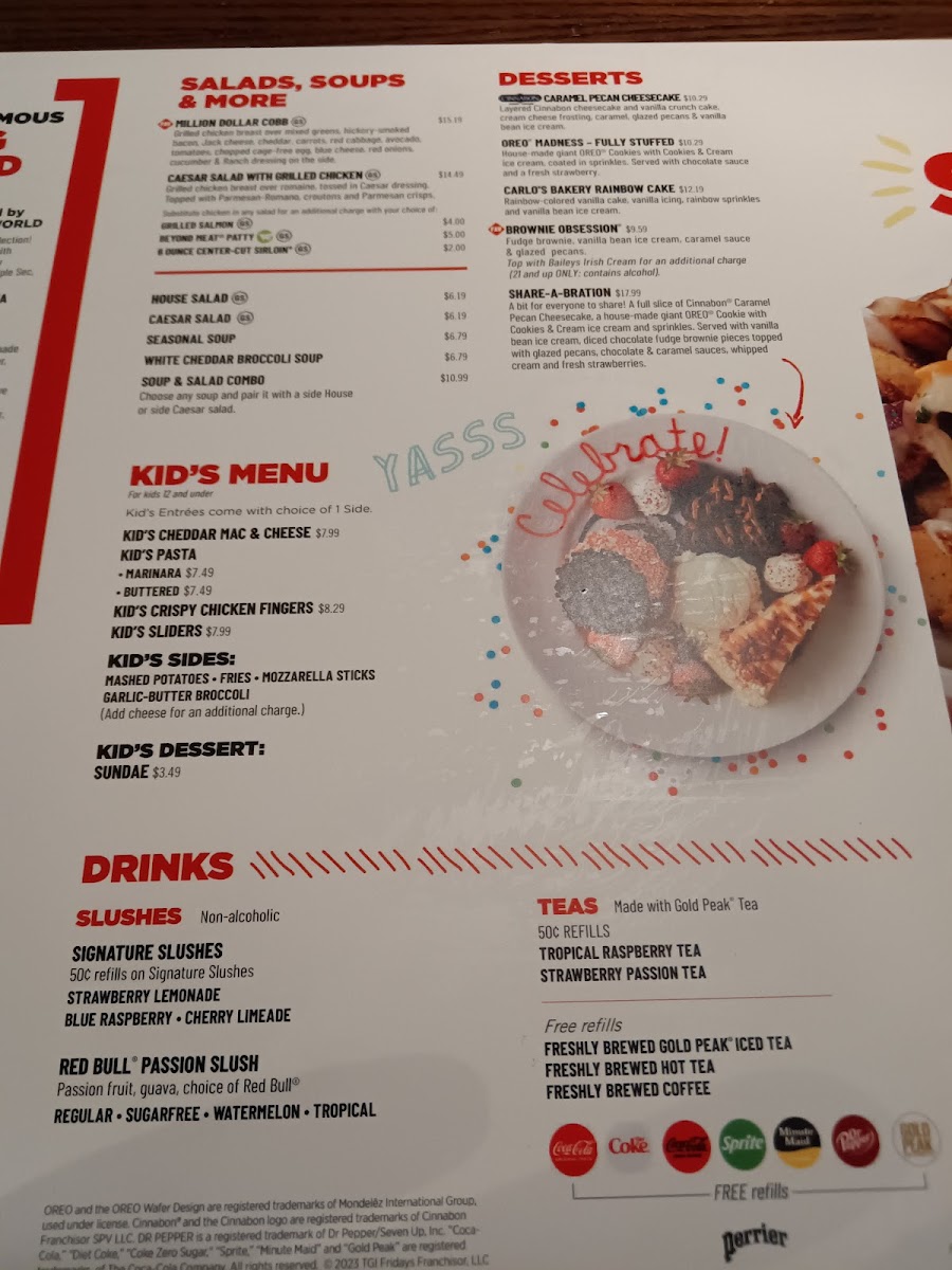 TGI Fridays Photo Menu 5