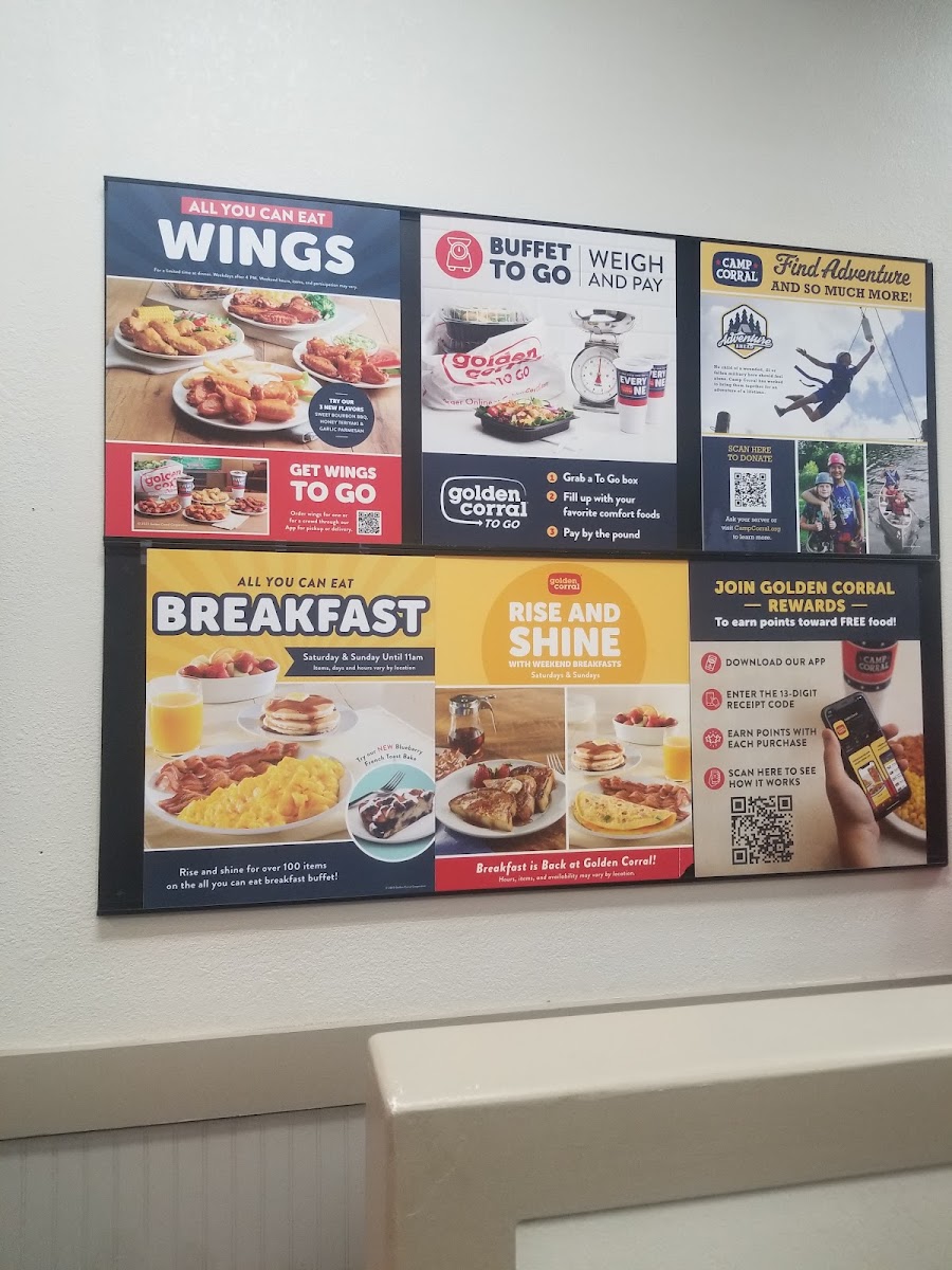 Golden Corral Buffet & Grill Photo Menu 2