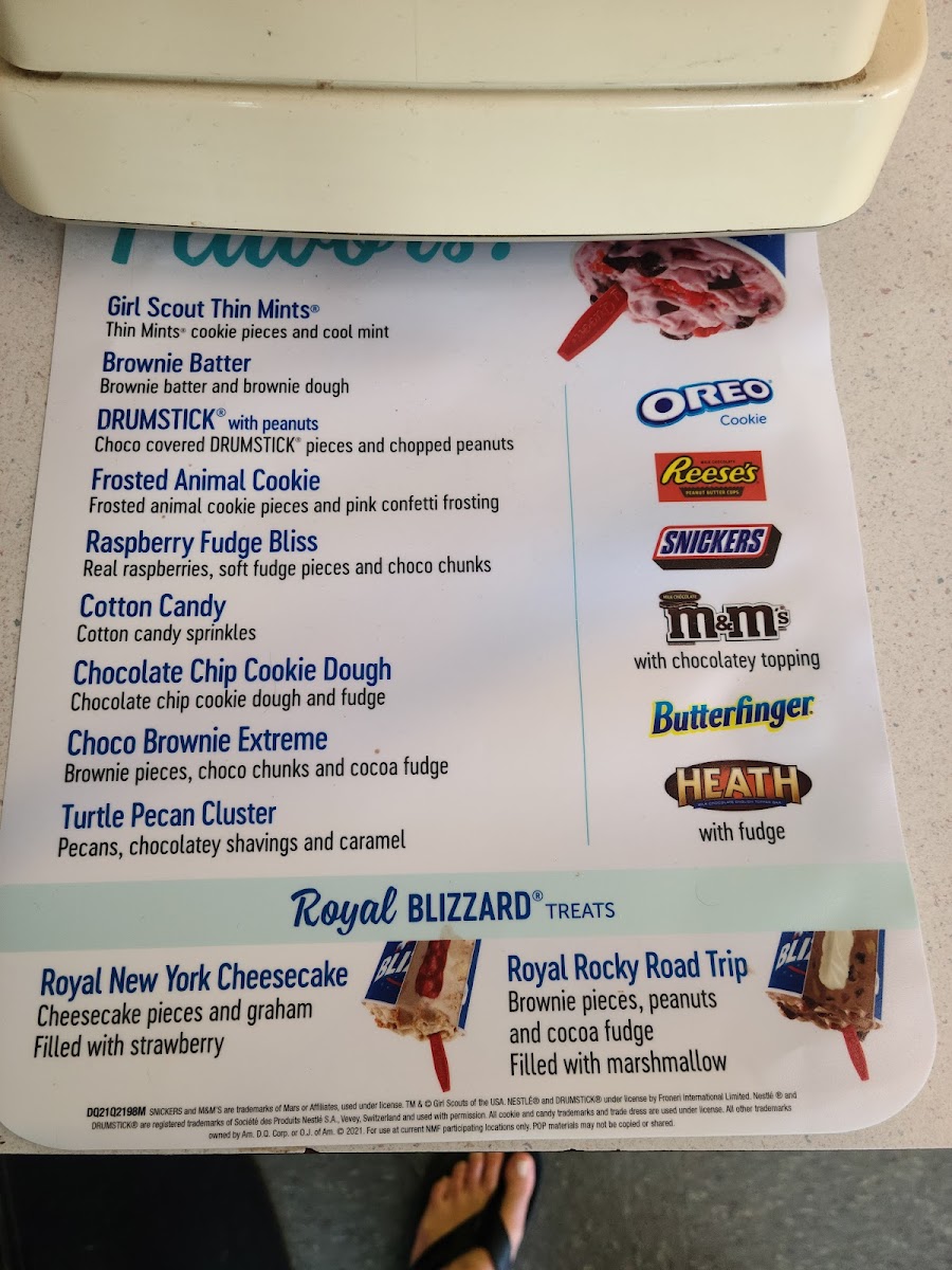 Dairy Queen (Treat) Photo Menu 1