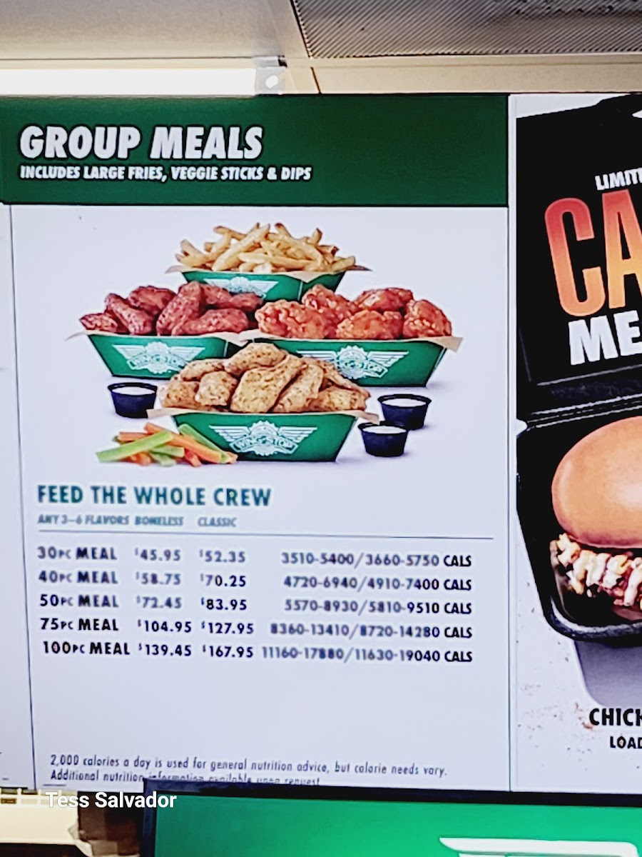 Wingstop Photo Menu 1