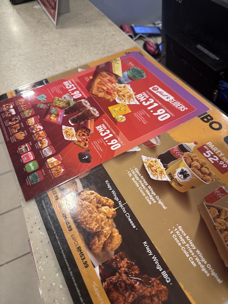 Pizza Hut Photo Menu 1