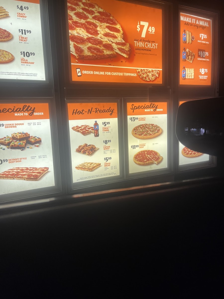 Little Caesars Pizza Photo Menu 1