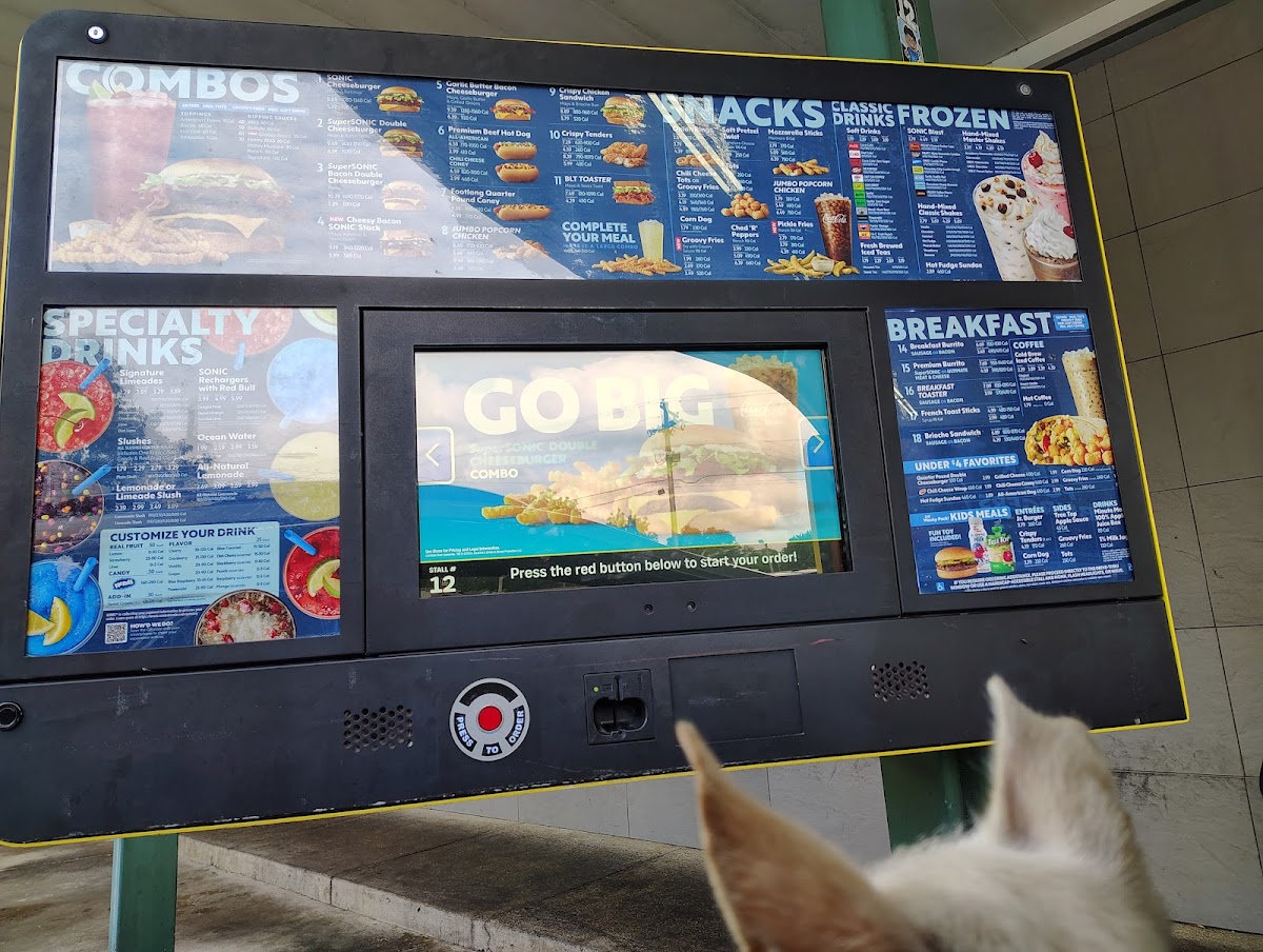 Sonic Drive-In Photo Menu 9