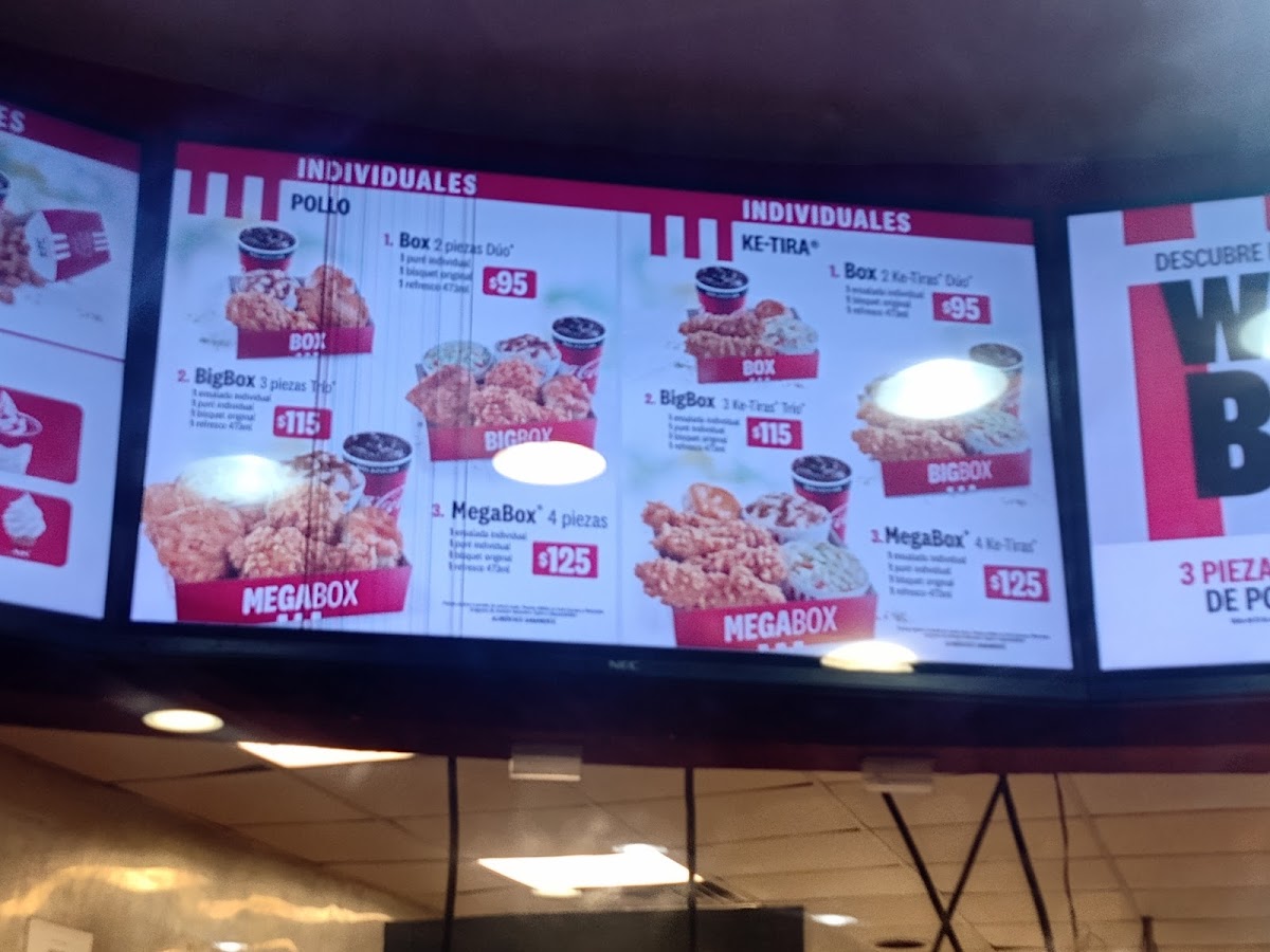 KFC Photo Menu 3