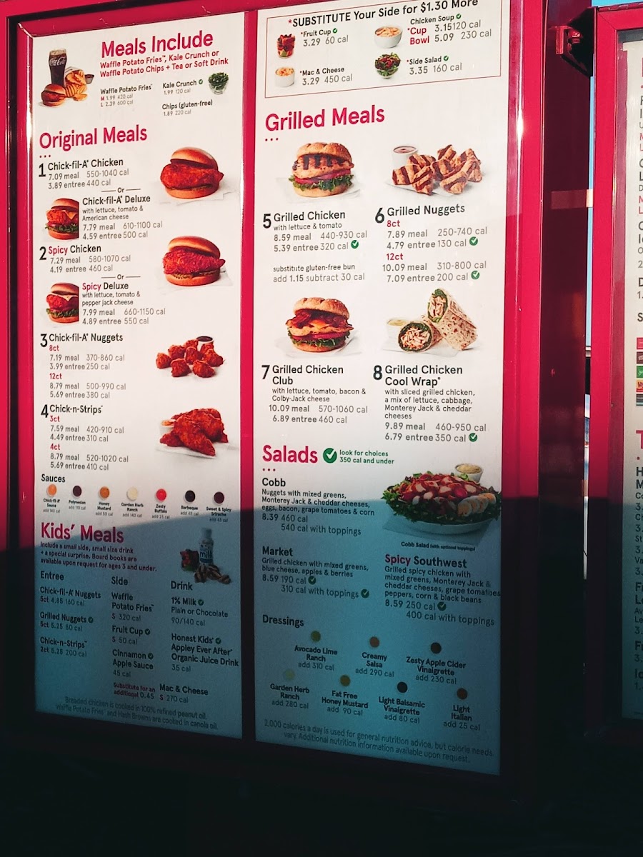 Chick-fil-A Photo Menu 3