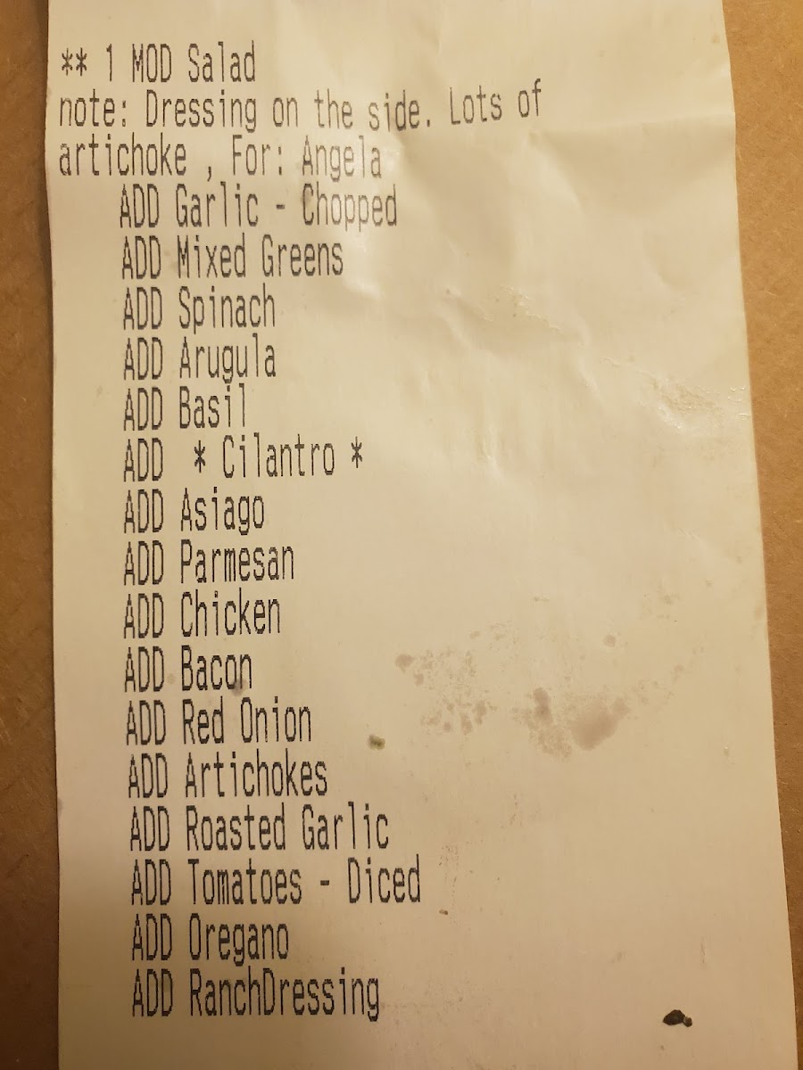 MOD Pizza Photo Menu 2