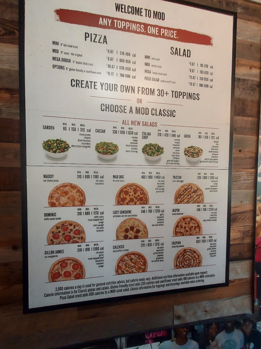 MOD Pizza Photo Menu 3