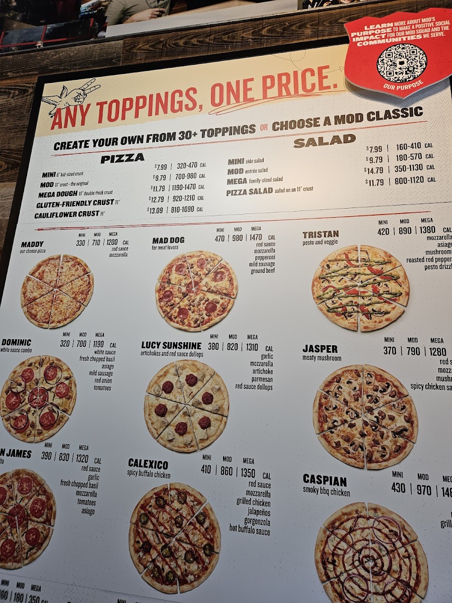 MOD Pizza Photo Menu 4