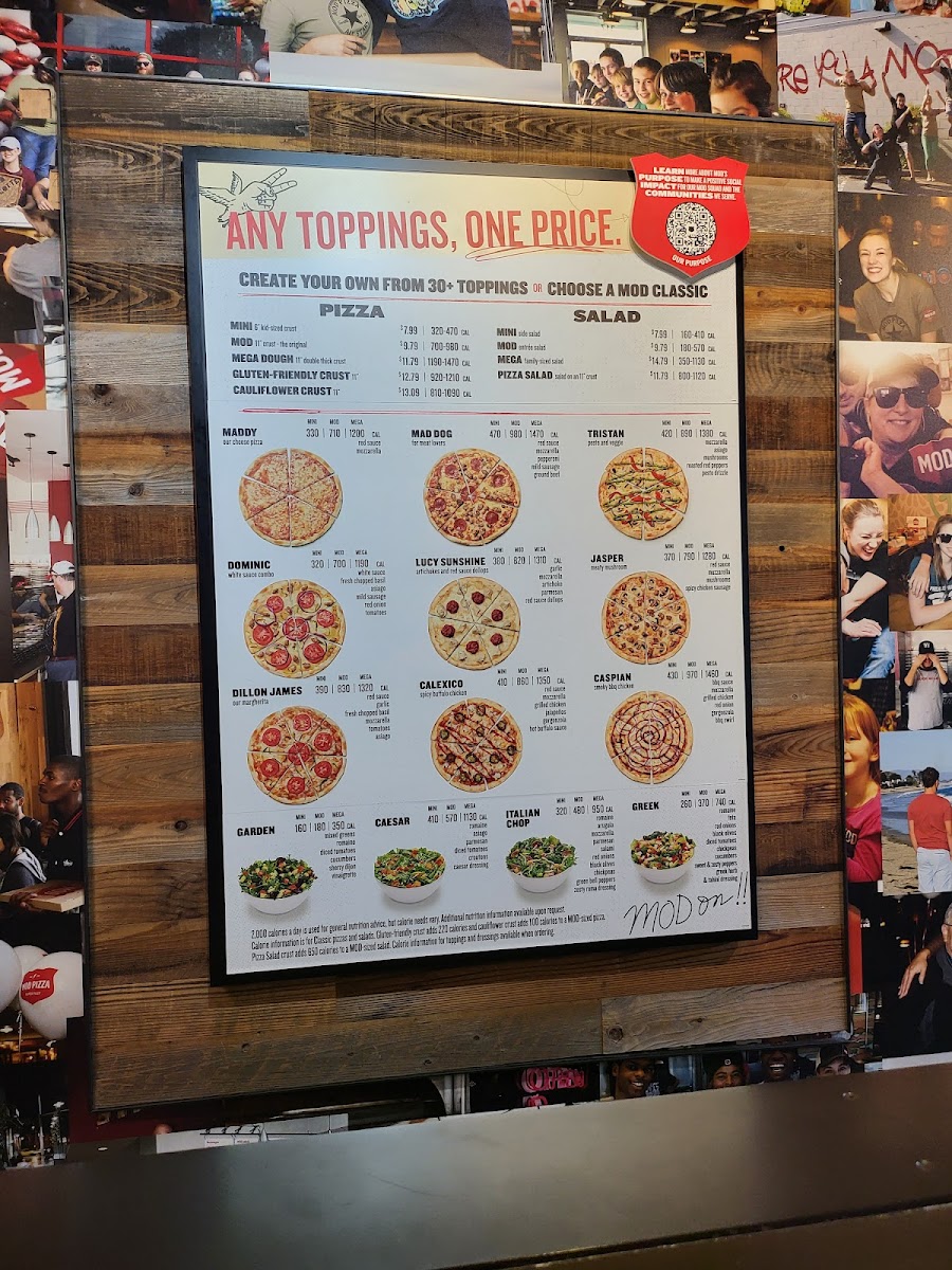 MOD Pizza Photo Menu 5