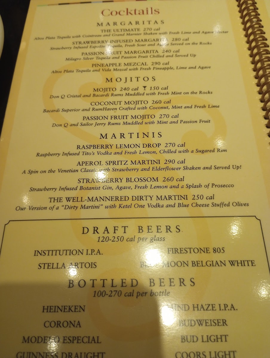The Cheesecake Factory Photo Menu 3