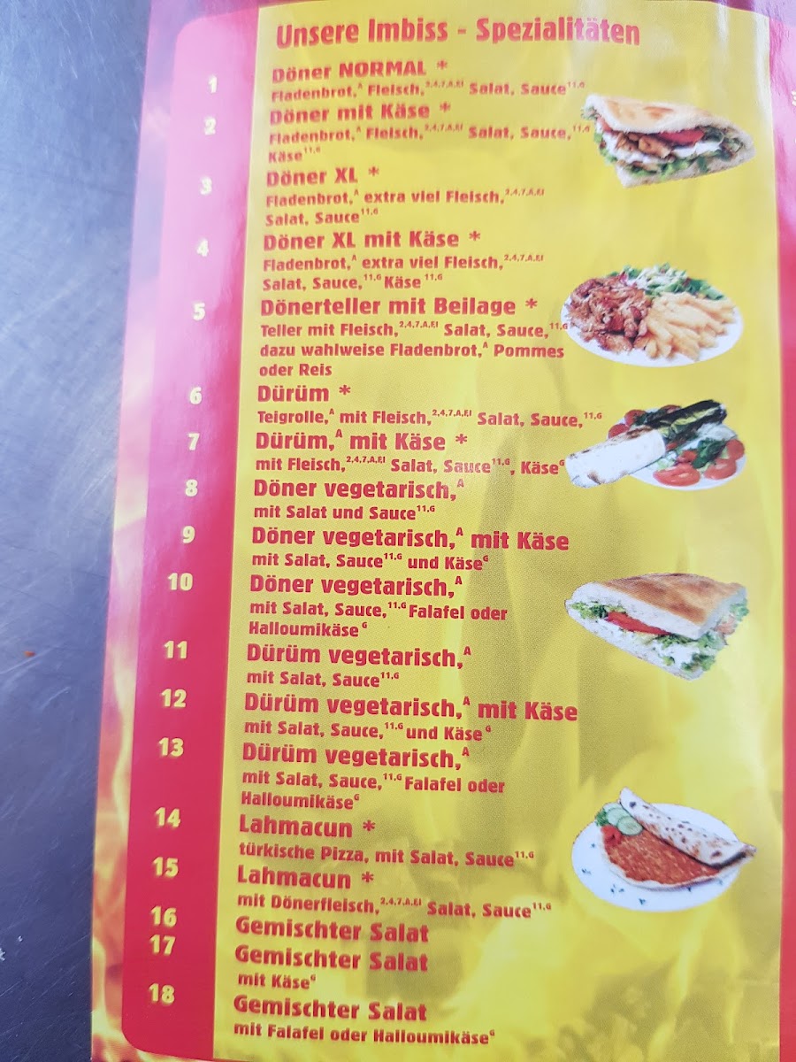 Istanbul Döner Photo Menu 2