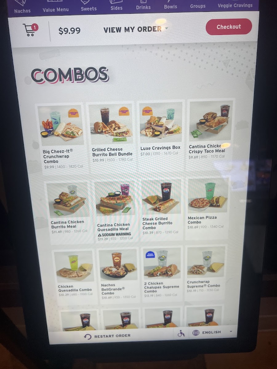 Taco Bell Photo Menu 3