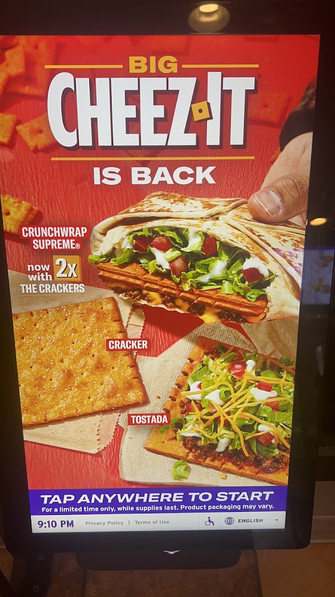 Taco Bell Photo Menu 4